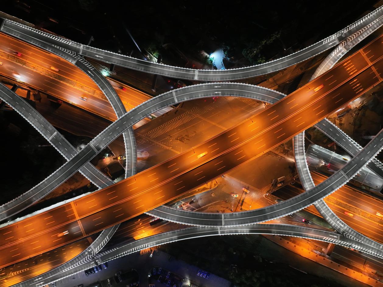 安徽路橋宿松路快速化改造工程6標。安徽建工集團供圖